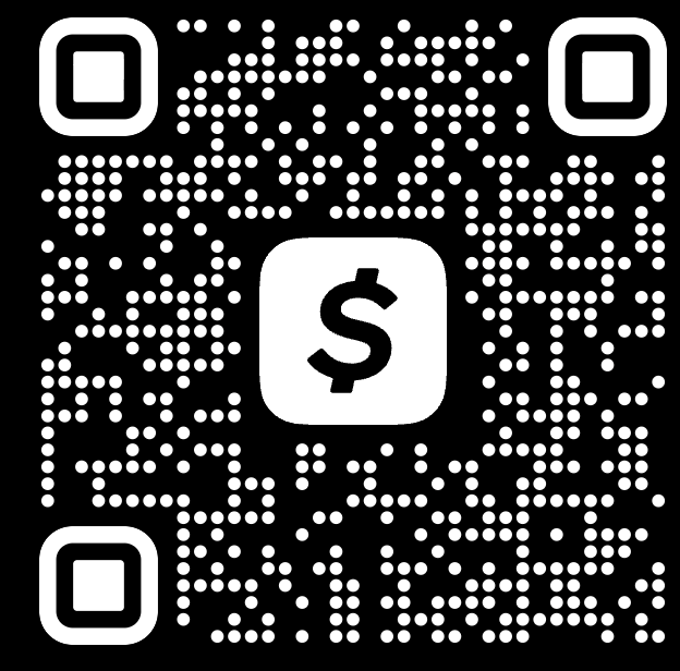 Cash App donation QR code